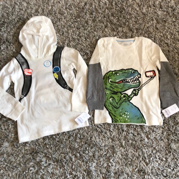 Carter's Other - Boys Long Sleeve T-Shirts set of 2 NWT!